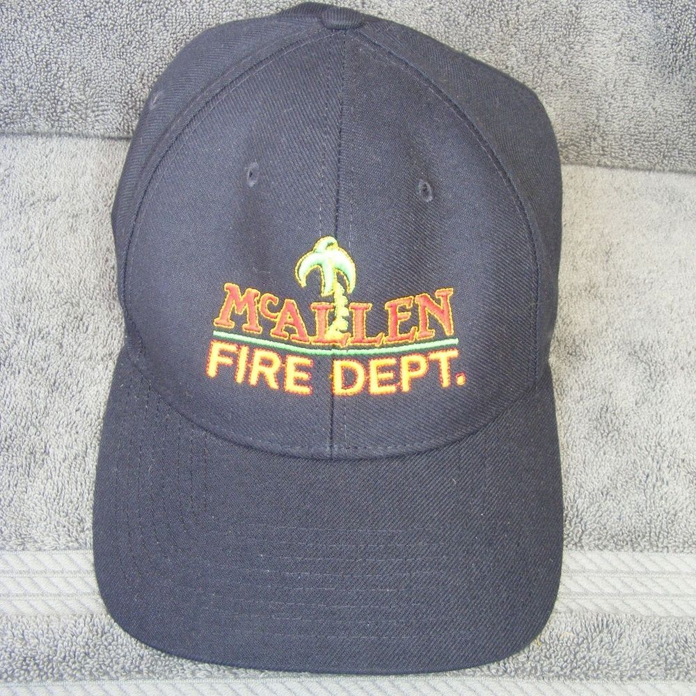 McALLEN FIRE DEPT. Cap/Hat, Hook & Loop, Navy M/L